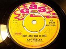 Pat Kelly - How Long Will It Take/Try To Remember UK Pama Gas Skinhead VG/VG-