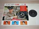 ELVIS PRESLEY LP - A DATE WITH ELVIS / 1959 GERMAN FIRST BLACK RCA in MINT-