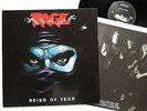 RAGE - Reign of Fear LP 1986 Noise Rec.FIRST PRESS avenger kreator violent force