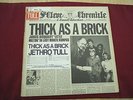 JETHRO TULL   THICK AS A BRICK   LP ALBUM  1972  PROMOTION COPY   EDITED VERSION