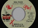 Funk 45 MARVELLE & THE BLUE MATCH Soul Fever on Magic Touch VG++/NM