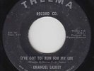 Northern Soul 45 - Emanuel Laskey - (I've Got To) Run For My Life - Thelma - mp3