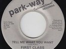 Modern Soul Disco 45 - First Class - Tell Me What -Park-Way VG++ mp3 rare on 45