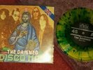 The damned disco man rare German press on yellow and blue splatter