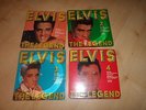 Rare Cardboard Picture Disc 45 Elvis The Legend Interview 1 2 3 & 4 Ltd Edition