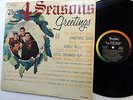 The 4 SEASONS LP The 4 Seasons Greetings VEE JAY label 1962 DOO WOP Xmas MONO