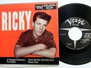 RICKY NELSON 45 EP Teenager's Romance VERVE Rockabilly Pic Sleeve  c1837