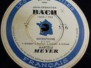 MARCELLE MEYER / BACH / LES DISCOPHILES FRANCAIS 116-121
