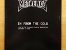 NEW METALLICA “In From The Cold” Colored Vinyl LP LIVE Winnipeg 1986 NEW MINT 