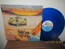 MANILLA ROAD - CRYSTAL LOGIC - BLACK DRAGON - BLUE VINYL W/ORIGINAL SLEEVE -NICE