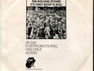 ROLLING STONES Time Waits for No One Promo Rock 45 Rare Picture Sleeve