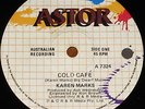 KAREN MARKS(ASH WEDNESDAY):Cold Cafe.RARE Aussie/OZ  Synth/New Wave 7