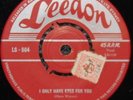 THE FLAMINGOS-I Only Have Eyes For You-*RARE Doo Wop OZ 45 Leedon LS-564 1959*