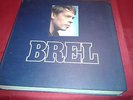 JACQUES BREL COFFRET 8 x 33T disques vinyls 8003 BA-665 + livret paroles neuf