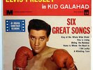 ELVIS PRESLEY 45 EP Kid Galahad RARE ORANGE LABEL 6 Songs ROCK 1962 Sndtk e2938