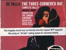 SDBR 3057 De Falla: Three Cornered Hat - Jorda/Howitt/LSO 200g LP Everest SEALED