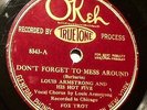 Race Truetone OKeh 8343 Louis Armstrong & His Hot Five (Chicago 1926)