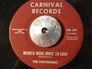 RARE SWEET SOUL 45 - THE PRETENDERS - HEARTS WERE MADE TO LOVE Carnival  HEAR