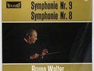 BRUNO WALTER BEETHOVEN SYMPHONIES 8 & 9 PHILIPS ED.1 HIFI STEREO 2 LP SET NM