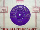 ELVIS PRESLEY   Hound Dog   ORIGINAL UK HMV 45   PURPLE/GOLD LABEL   45-POP-249