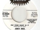 JOEY DEE Put Your Heart In It JUBILEE PROMO WIGAN CASINO NORTHERN SOUL 45