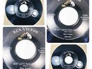 ELVIS PRESLEY Baby Let's Play House / Left Right Gone - RCA 1s/2s ROCKABILLY 45