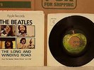 THE BEATLES THE LONG AND WINDING ROAD 45 WITH PICTURE SLEEVE APPLE RECORDS 2832