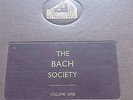THE BACH SOCIETY VOLUME ONE EDWIN FISCHER HMV DB2079-2085