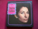 MARIA CALLAS WORLD RECORDS UK 4 LP BOX SET THE ART OF LP + BOOKLET EX+/VG