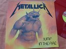 Metallica ?– Jump In The Fire ..Red Viny...in very good condition..org,1984...