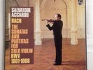 J S BACH Solo Violin Sonatas & Partitas Salvatore ACCARDO Philips UK 6703 076 EX