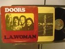 DOORS LA WOMAN LP ROUNDED CORNERS YELLOW INNER RIDERS MORRISON