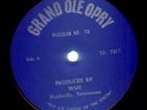Grand Ole Opry Grand Ole Opry Program No. 70 Grand Ole Opry Vinyl LP