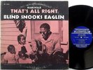 BLIND SNOOKS EAGLIN That's All Right PRESTIGE BLUESVILLE LP dg original blues