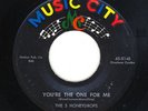 3 HONEYDROPS Rockin Satellite Music City 814 ROCKABILLY 45 rpm VG+