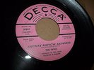 The Who Anyway Anyhow Anywhere 45 DECCA Pink Promo EXCELLENT