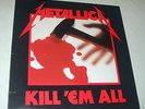 Metallica Kill 'Em All 1983 Elektra Records Vinyl Lp 9 60766-1