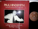 HINDEMITH Cello & Piano Works Ludwig Hoelscher & K. Rapf  LP MPS 168166 NM