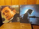 2 JOHNNY CASH LIVE Vinyl LP Records LIVE AT FOLSOM PRISON & SAN QUENTIN