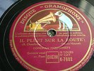 78 rpm-COMEDIAN HARMONISTS- Il pleut sur la route- D'Ajaccio.. GRAMOPHONE K 7602