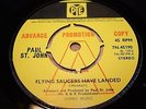 PAUL ST JOHN - FLYING SAUCERS HAVE LANDED / SPACESHIP LOVER - UK ISSUE - EX+