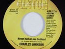 Modern Soul 45 CHARLES JOHNSON Never Had A Love So Good ALSTON NM/VG++ HEAR