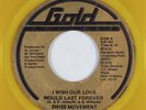 70s Soul 45 SWISS MOVEMENT I Wish Our Love Would Last Forever YELLOW WAX HEAR