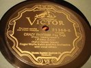 JAZZ ROGER WOLFE KAHN ORCH MIFF MOLE Crazy Rhythm VICTOR 21368 E