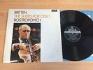 MSTISLAV ROSTROPOVISH The Britten Suites for cello UK LP DECCA SXL 6393 WB