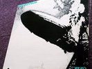 LED ZEPPELIN ‘SELF TITLED’ DEBUT UK LP IN RARE TURQUOISE TEXT PICTURE SLEEVE.