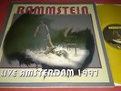RAMMSTEIN 'LIVE AMSTERDAM 1997' LP YELLOW VINYL 1997 HEDGEHOG HDG0011