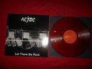 LP AC/DC - Let there be Rock  REMASTERED  APLP-022  rotes vinyl