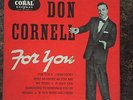 RARE Don Cornell - For You - Record COMPLETE Box SET of 4 LPs 7