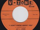 Jay J. JONES I dont know about you 45 uptempo R&B northern soul MOD dancer HEAR?